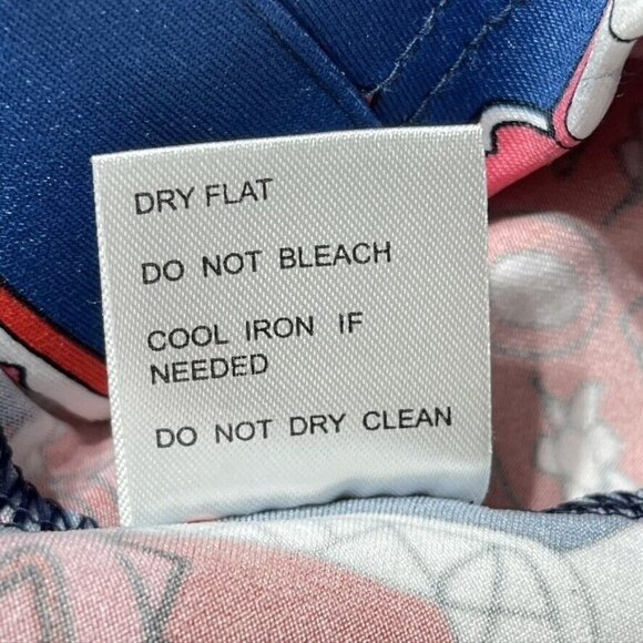 Tracy Negoshian Red & Blue Short Sleeve Collared Dress L - Picture 11 of 14